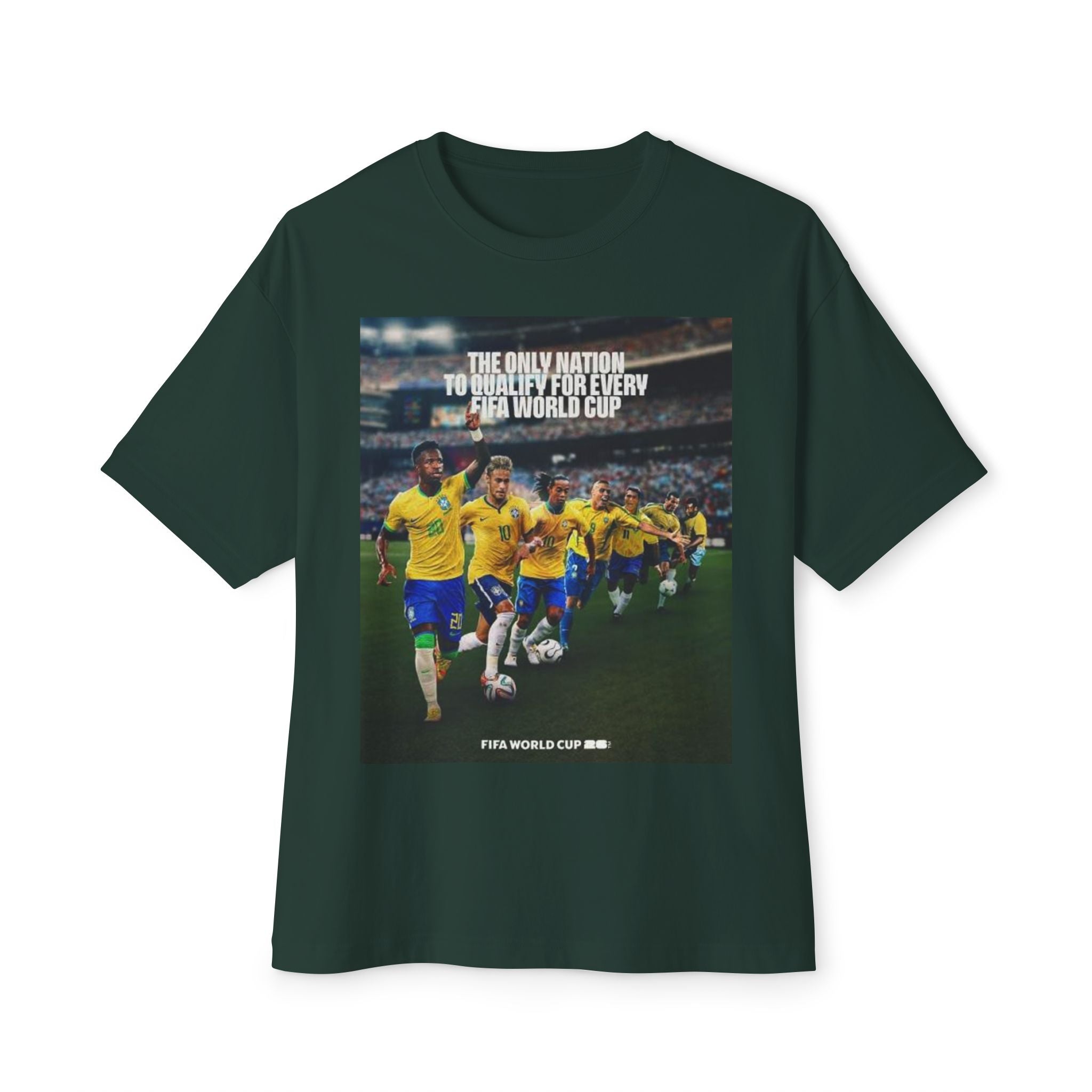 Samba de Ouro — Brazil World Cup 2026 Graphic Tee (Unisex Oversized Boxy Tee)