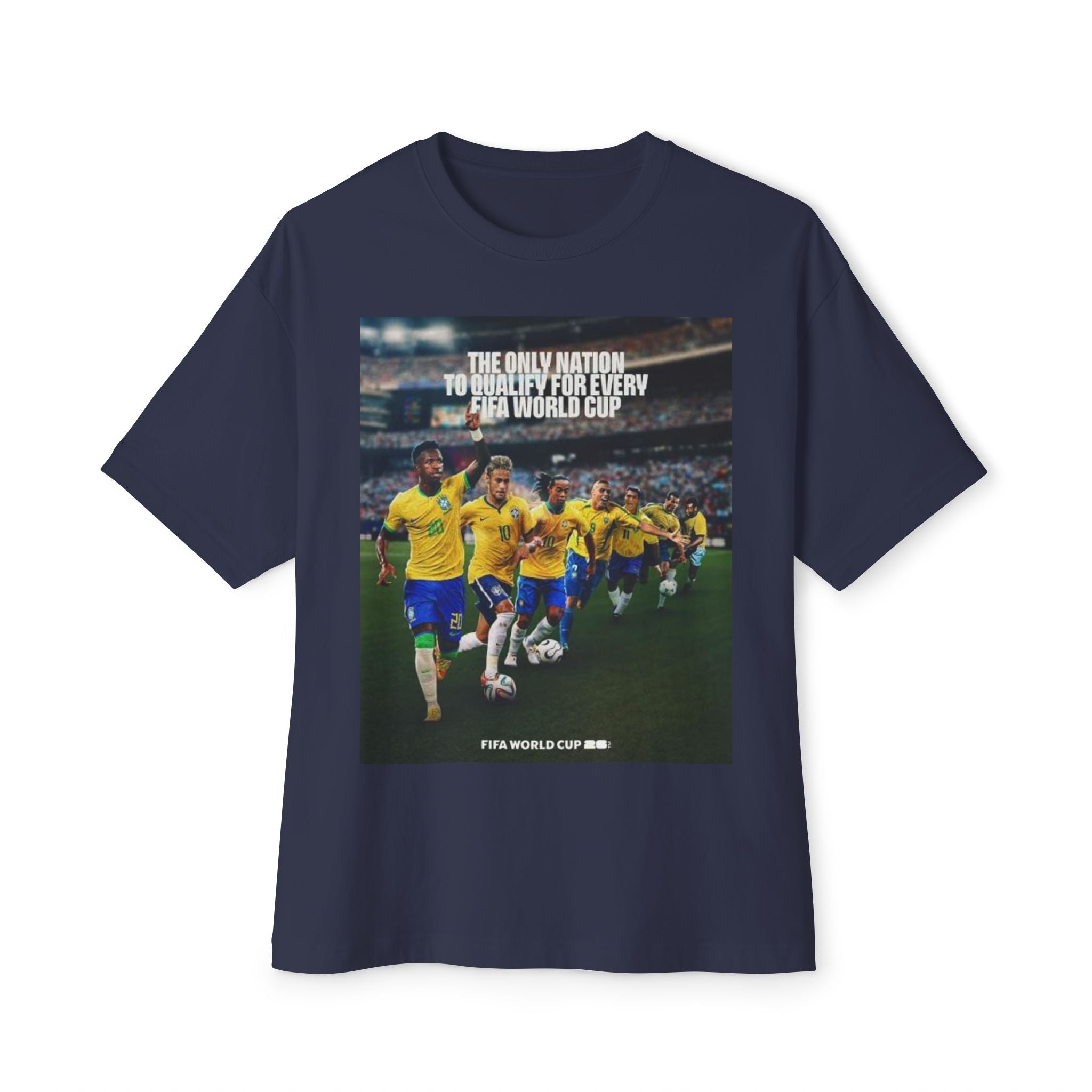 Samba de Ouro — Brazil World Cup 2026 Graphic Tee (Unisex Oversized Boxy Tee)